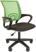 Компьютерное кресло Chairman 696 офисное, обивка: сетка/текстиль, цвет: зеленый