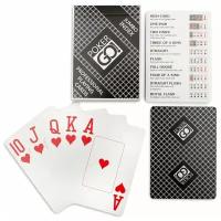 Игральные карты Miland серия "PokerGo" black 54 шт/колода (poker size index jumbo, 63*88 мм)