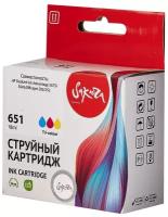 Картридж C2P11AE (№651 Tri-colour) для HP, струйный, триколор, 18 мл, Sakura