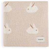 Плед детский Animal Rabbits Loomknits Топленое молоко