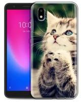 Дизайнерский силиконовый чехол для ЗТЕ Блейд А3 2020 / ZTE Blade A3 (2020) Котята