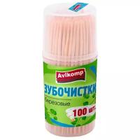 Зубочистки березовые 100 шт, Avikomp