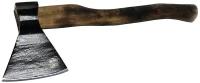 Топор кованый с деревянной рукояткой "Black Axe"ТопАр 1,4 кг/Топорище 500 мм термообработанное из березы/дерево/с порошковым покрытием/в сборе А2