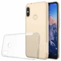 Накладка силиконовая Nillkin Nature TPU Case для Xiaomi Mi A2 Lite / Xiaomi Redmi 6 Pro прозрачная