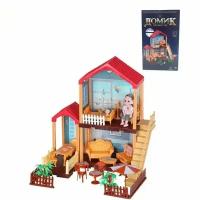 Кукольный домик "Домик принцессы" с мебелью 40 см (93дет)