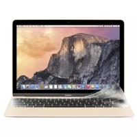 Накладка на клавиатуру для Macbook 12/Pro 13/15 2016 - 2019, без Touch Bar, Rus/Eu, Viva, силиконовая, прозрачная