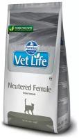 Сухой корм для кошек Farmina Vet Life Neutered Female, для стерилизованных, курица, 10кг