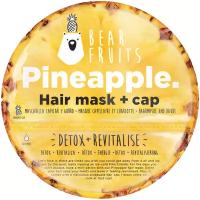 Bear Fruits Маска для волос + многоразовая шапочка Pineapple, 20 мл, пакет