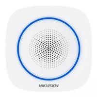 Оповещатель HIKVISION DS-PS1-I-WE (Blue Indicator) беспроводной внутренний (синий индикатор); 868МГц двухсторонная связь с TRI-X технологией; дальност