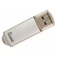 Флешка SmartBuy V-Cut USB 2.0 16 GB, серебристый