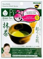 Sun Smile тканевая маска Pure smile Green Tea Essence с экстрактом зеленого чая