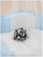 Комплект в кроватку Sweet Baby Dolce Vita (голубой), 7 предметов, сатин