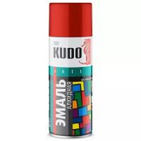 KU1001 KUDO Краска-спрей универсальная глянцевая белая глянцевая 520мл