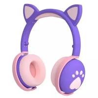 Беспроводные светящиеся наушники с кошачьими ушками Cat Ear