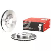 BREMBO 09.B647.10 (05105513AA / 0986479783 / 09B64710) диск тормозной передний Mitsubishi (Мицубиси) (Комплект 2 штуки)