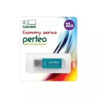 Perfeo Флешка 32Gb Perfeo E01 USB 2.0 зеленый PF-E01G032ES