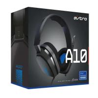 Аксессуар Logitech Гарнитура проводная игровая Astro Gaming A10 Headset PS4 GEN1 Grey/Blue, 3.5 MM