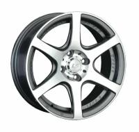 Колесный диск LS LS328 17x7.5" PCD5x114,3 ET40 D73,1 темно-серый глянцевый с полированными лучами