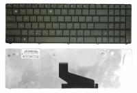 Клавиатура для Asus K52J, русская, черная без рамки