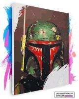 Картина по номерам Боба Фетт Star Wars, 60 х 80 см