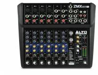 Alto ZMX122FX микшерный пульт, 4 моновхода, 2 стереовхода, 2 AUX-шины, процессор эффектов Alesis