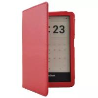 Чехол-обложка MyPads для PocketBook 650 Limited Edition / PocketBook 650 Ultra из качественной эко-кожи закрытого типа с магнитной крышкой красный кожаный
