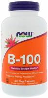 Капсулы NOW B-100, 290 г, 250 шт