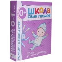 Школа Семи Гномов 0-1 год. Полный годовой курс (12 книг с картонной вкладкой)