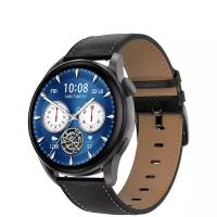 Часы Smart Watch GARSline DT3 черные (черная кожа)