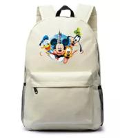Рюкзак герои Микки Маус (Mickey Mouse) белый №6