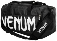 Сумка спортивная VENUM SPARRING SPORT BAG - BLACK/WHITE полиэстер черный