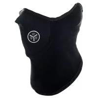 Ветрозащитная маска под шлем с клапаном, размер универсальный, чёрный