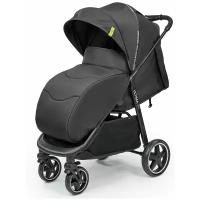 "Коляска прогулочная Happy Baby Ultima V2 X4, 4 колеса, съемный бампер, black"