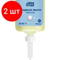 Картридж с жидким мылом одноразовый TORK Сист S1 Advanced 1 л мягкое 420511 608891 (1)