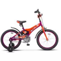 Велосипед двухколесный 18" Jet фиолетовый/оранжевый Z010 /STELS/