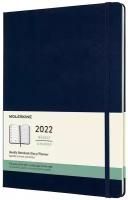 Еженедельник Moleskine Classic WKNT синий сапфир, универсальный, 144стр. (DHB2012WN4)