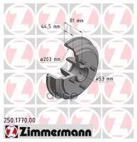 Барабан Тормозной Zimmermann арт. 250177000