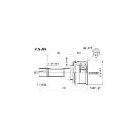 Шрус наружный 29x48x26 Asva SZGVT Suzuki: 29*48*26 4410165DA3 4410265DA2 Suzuki Grand Escudo I (Ft Gt). Suzuki Grand