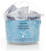 Скраб с содой и кислотами для очищения пор Enjoy Mini Pore Scrub, 3гр*30, Ayoume, 8809534252242