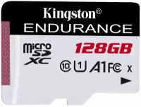 Карта памяти Kingston microSDXC 128 ГБ Class 10, A1, UHS-I U1, R/W 95/30 МБ/с, 1 шт., черный