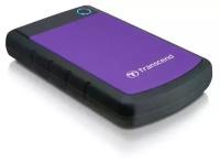 Портативный жёсткий диск Transcend StoreJet 25H3, 4 Тб, USB 3.1 gen.1, пурпурный