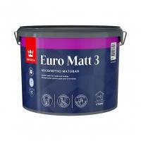 Краска Tikkurila Euro Matt 3 для детской глубокоматовая бесцветный 9 л