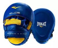 Лапы Everlast Pro Elite Leather Mantis синие