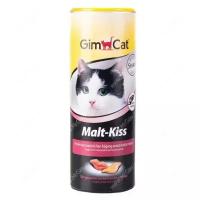 Лакомство для кошек Витамины GimCat Malt-Kiss поцелуйчики с солодом, 450 г