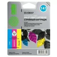 Картридж струйный Cactus CS-CB337 №141 многоцветный (9мл) для HP DJ D4263/D4363/D5360/DJ J5783/J6413