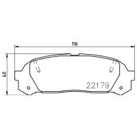 NISSHINBO NP1083 Колодки тормозные дисковые | зад | (PF-1409)