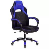 Компьютерное кресло Zombie VIKING-2 AERO игровое, обивка: текстиль/искусственная кожа, цвет: черный/синий