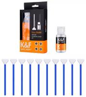 Набор для чистки матриц K&F Concept 24mm Full-Frame Sensor Cleaning Swab Kit