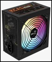 Блок питания 850W AEROCOOL KCAS PLUS GOLD (ATX, ARGB, 20+4 pin, 120mm fan, PCI-E 6+2Px3, 8xSATA) (4710562759228)