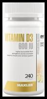 Maxler Vitamin D3 600 МЕ EU 240 капс (Maxler)